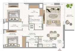 2 bedroom apartment